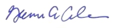 Inspector General Glenn Cunha's signature