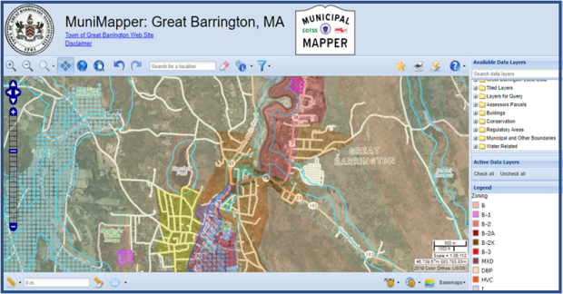Great Barrington MuniMapper Interface