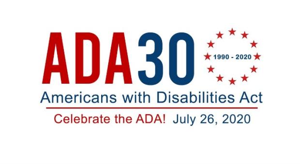The logo of the ADA 30th anniversary celebration.