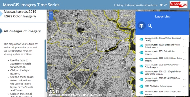 MassGIS Imagery Time Series