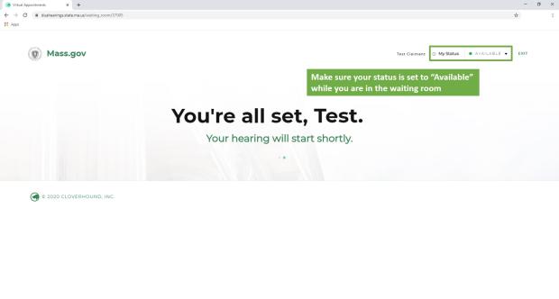 virtual hearing claimant step 4b