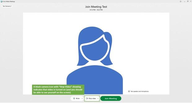 How to configure your webex video