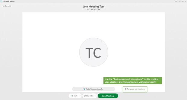 How to configure your webex audio