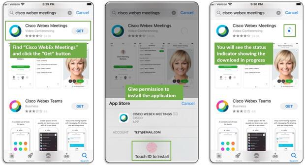 Download webex for your virtual hearing
