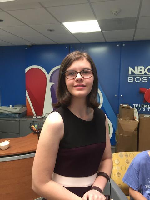 Elana at NBC Weather Camp. Photo courtesy of Elana Regan.