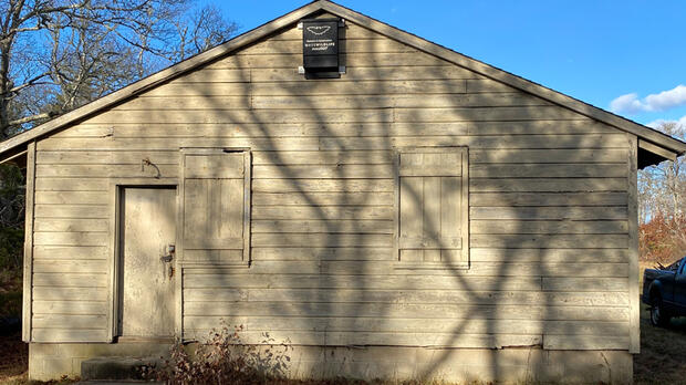 Bat box at Frances Crane WMA