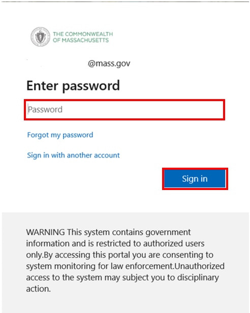 image of Azure AD password reset Action 2 step 1 screen