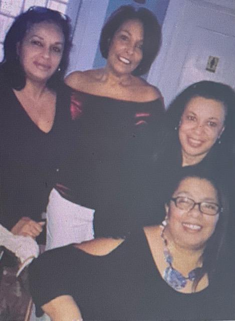 Chief Probation Officer Linda Almeida, Rachel Spencer, and Rachel's sisters Carol Spencer-Monteiro and Marie Monteiro.