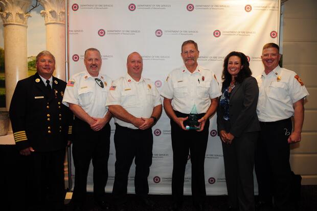 Captain James Brooks, winner of the 2021 Fire and Life Safety Educator of the Year Award