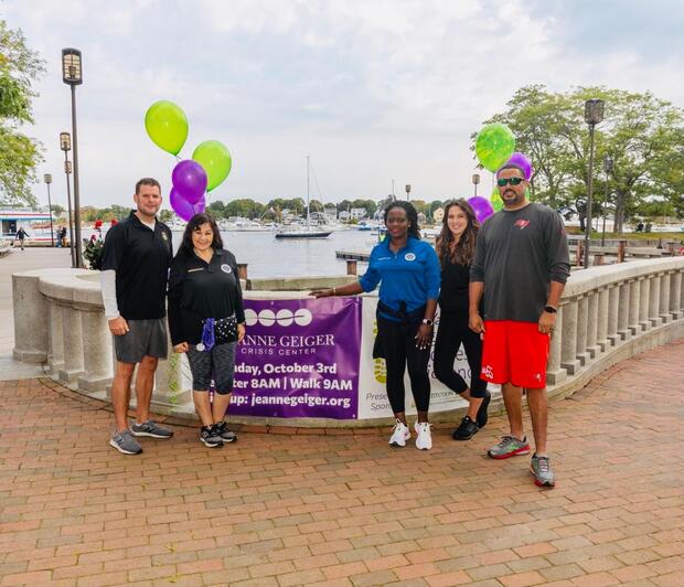 Members of the Newburyport staff who participated in the walk