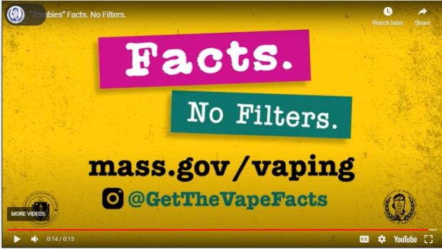 Facts. No Filters. Mass.gov/vaping. @getthevapefacts