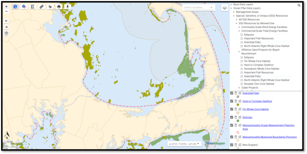 Massachusetts Ocean Management Plan Data