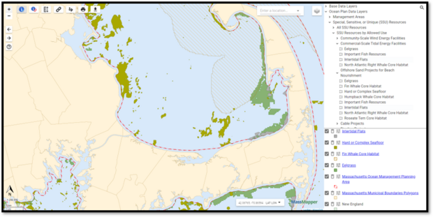 Massachusetts Ocean Management Plan Data