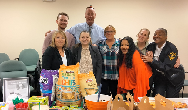 Norfolk Juvenile Court staff celebrates Cinco De Mayo