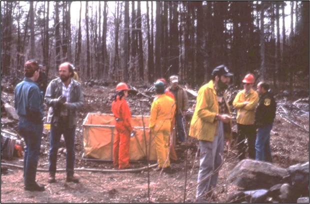 First ever MassWildlife burn Hiram Fox WMA