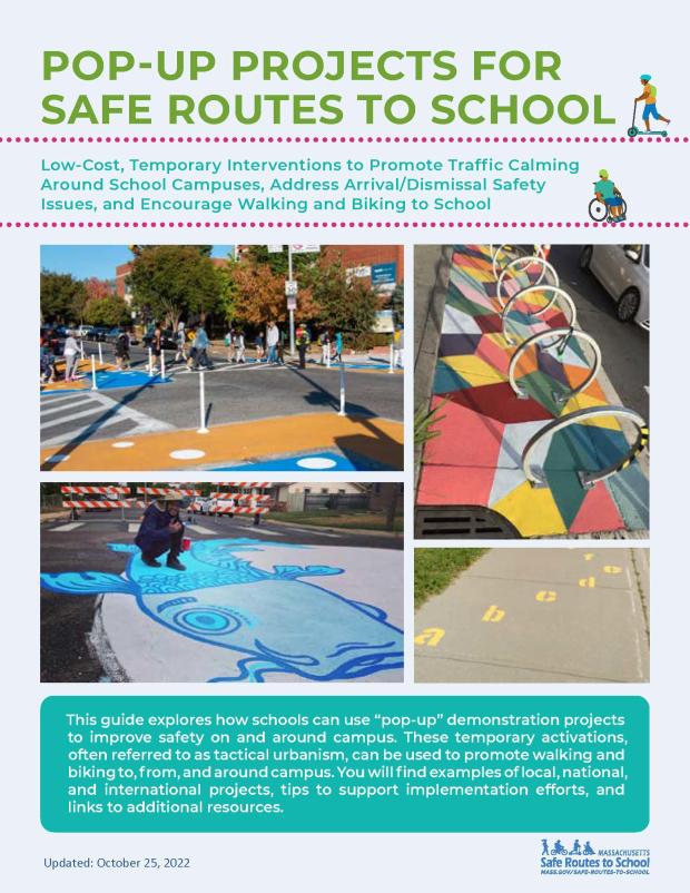 Pop-Up Projects for Safe Routes To School Cover Design