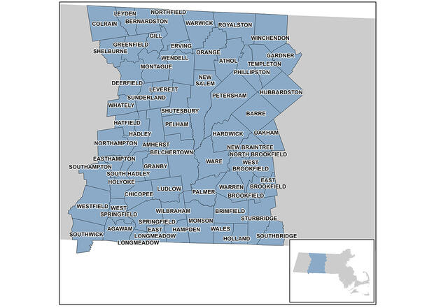 map of the greater Connecticut river valley