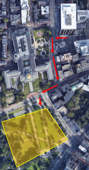 McCormack Building Evacuation Assembly Location