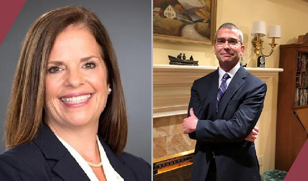 Maura McCaffrey and Core Competency Training Manager John Walsh