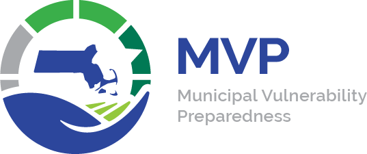 MVP Logo - blue massachusetts state with blue wave