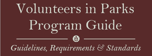 Volunteers in the Park Program Guide Banner