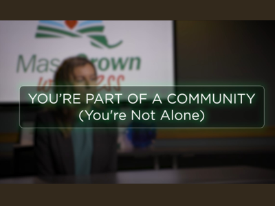 You're Part of a Community