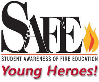 The words "SAFE Young Heroes"