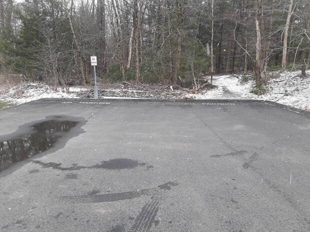 big benton dcr ramp parking small paved lot