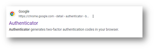 Google Authenticator generates two-factor authentication codes in your browser