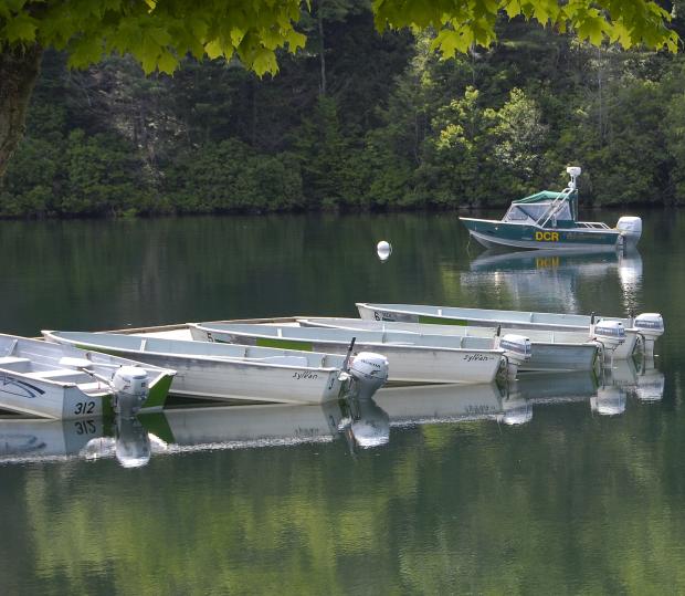 Boat rentals at Quabbin Reservoir
