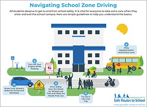 Preview of the school zone driving flyer