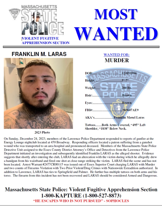 Franklin M. Laras Most Wanted