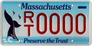 Roseate Terns license plate