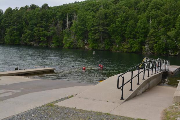boat launch at fishing area 1