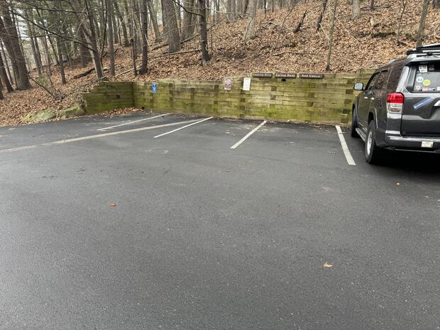 parking for white pond boat launch