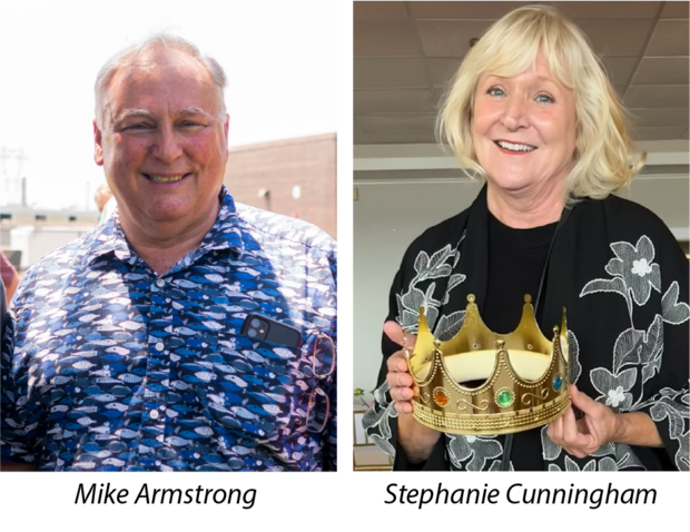 Retiring staff at DMF.