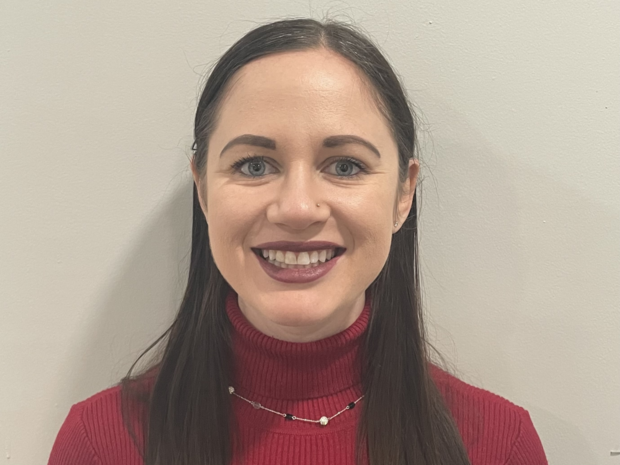 A headshot of Cara Greblick