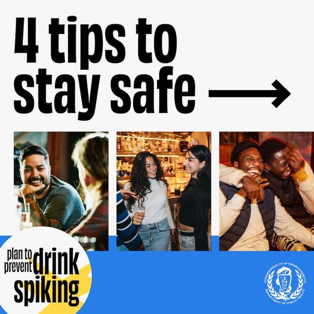 4 tips to stay safe. Plan to prevent drink spiking.