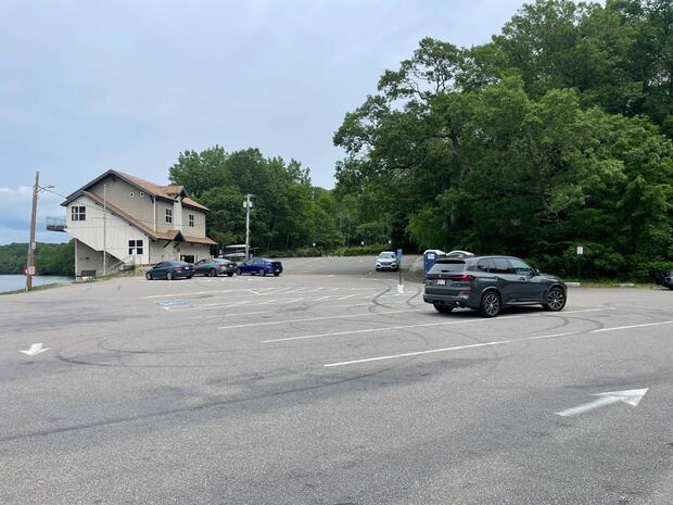 Upper Mystic Lake parking lot