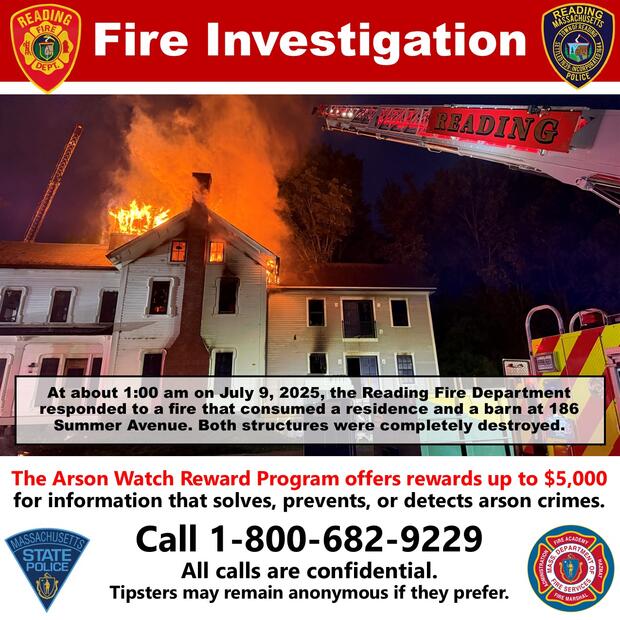 Reading Fire Investigation