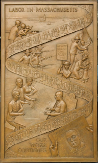 The Massachusetts Labor plaque