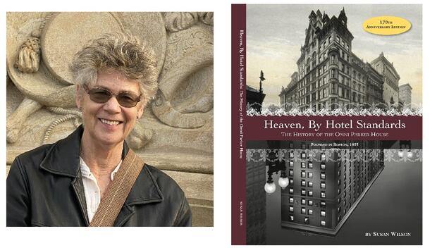 Author Susan Wilson with book cover