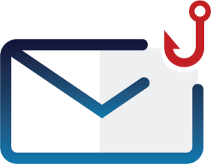 Envelope with fish hook