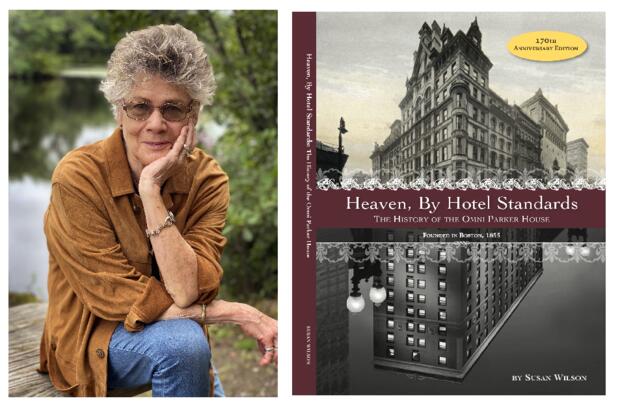 Author Susan Wilson with book cover