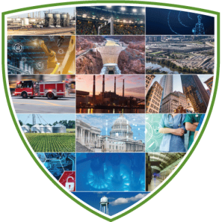 shield with various images of people and institutions