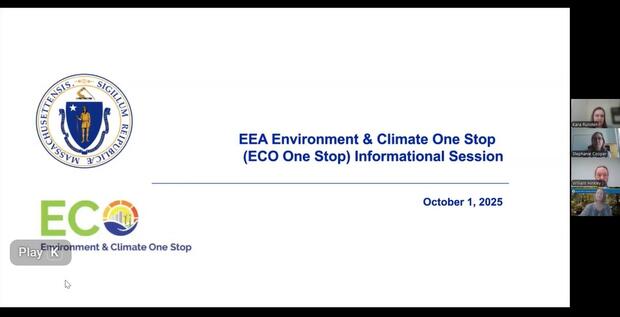 Eco One Stop Webinar Title Slide