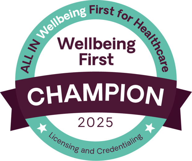 Wellbeing First Champion 2025 logo 