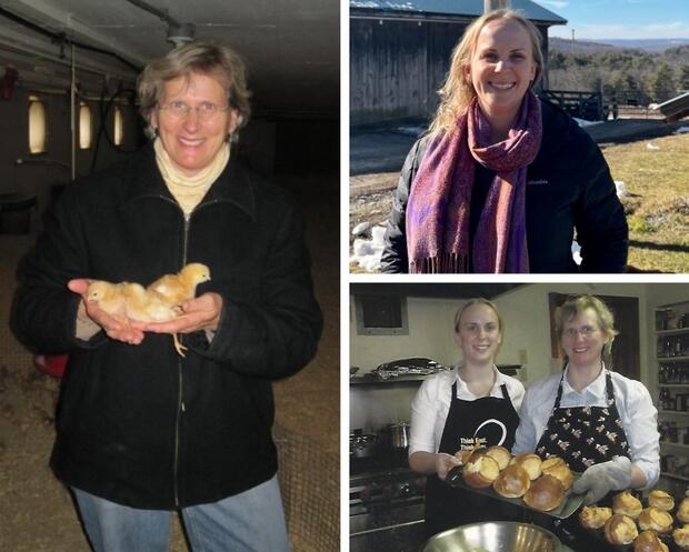 Anne Diemand Bucci and Tessa White-Diemand