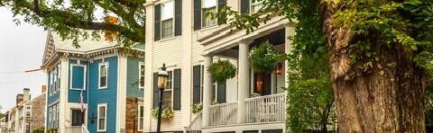 A multi-family complex in a neighborhood