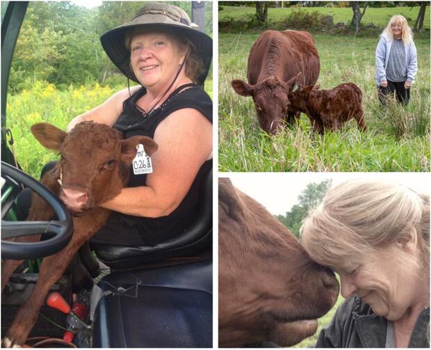 collage of Joan Walker photos